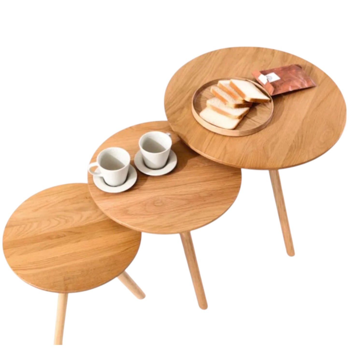 Drayl Set of Round Side Tables-ICF148